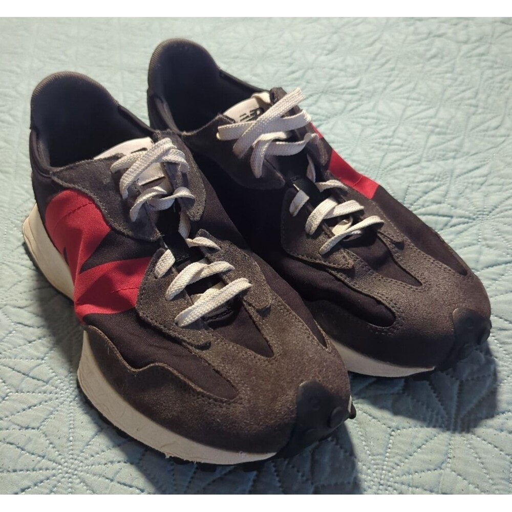 New Balance 327 Shoes Mens 12 D Magnet Team Red Athletic Sneakers MS327FF